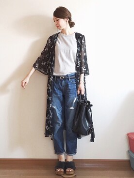 eさん（レディース・160cm）の夏コーディネート