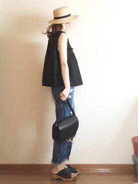 eさん（レディース・160cm）の夏コーディネート