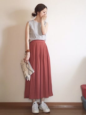 eさん（レディース・160cm）の夏コーディネート