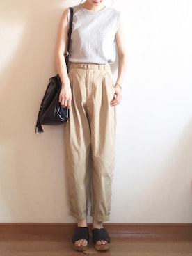 eさん（レディース・160cm）の夏コーディネート