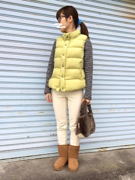 「Koolaburra（クーラブラ）のアイテム」を使った、やぷさん（レディース・153cm）の冬コーディネート