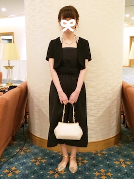 「kaene（カエン）のアイテム（つなぎ/オールインワン）」を使った、やぷさん（レディース・153cm）の春コーディネート