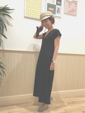 「バンダナ」｜「アイテム（つなぎ/オールインワン）」を使った、maayaさん（レディース・158cm）の夏コーディネート