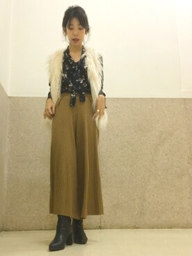 maayaさん（レディース・158cm）の冬コーディネート