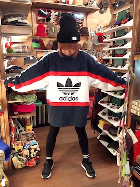 「アイテム（スウェット、その他）」を使った、佐藤。さん（レディース・152cm）の冬コーディネート