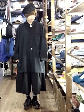 「GU（ジーユー）のアイテム（オールインワン・サロペット）」を使った、佐藤。さん（レディース・152cm）の春コーディネート