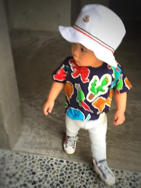 「DOLCE&GABBANA（ドルチェアンドガッバーナ）のアイテム」を使った、A.Y.Hさん（キッズ・74cm）の夏コーディネート
