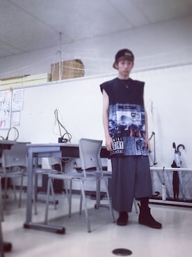 「christian dior」｜「アイテム（ブーツ）」を使った、Hayato Sakamotoさん（メンズ・177cm）の夏コーディネート