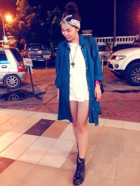 「アイテム（アナログ腕時計、ピンク系）」を使った、633さん（レディース・154cm）の秋コーディネート