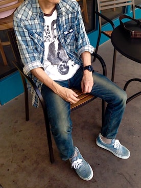 「アイテム（CD）」を使った、takaさん（メンズ・167cm・40代）の夏コーディネート