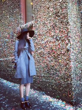 「ZARA（ザラ）のアイテム（トップス、グレー系）」を使った、JOJOさん（レディース・170cm）の秋コーディネート