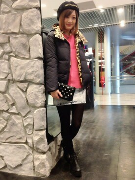 みい はるかさん(レディース・163cm)の冬コーディネート