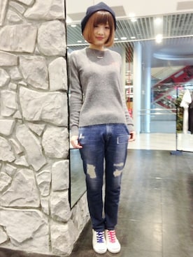 みい はるかさん(レディース・163cm)の冬コーディネート