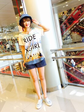 みい はるかさん（レディース・162cm）の夏コーディネート