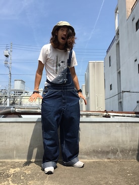 「Ralph Lauren」｜「アイテム（オールインワン・サロペット）」を使った、2Rei8さん（メンズ・177cm）の夏コーディネート