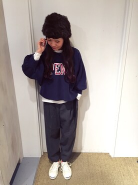 つなしまあゆみさん（レディース・153cm）の冬コーディネート