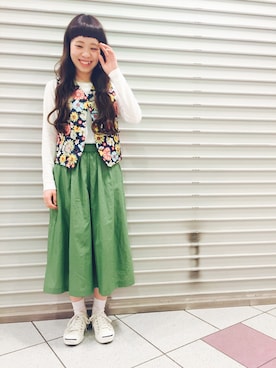 つなしまあゆみさん（レディース・153cm）の春コーディネート