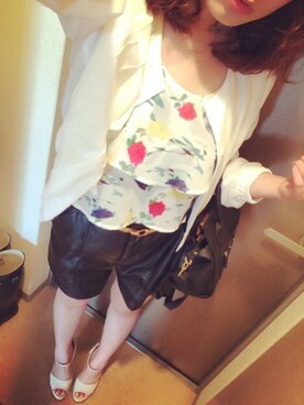 Natsuxxさん（レディース・162cm）の夏コーディネート