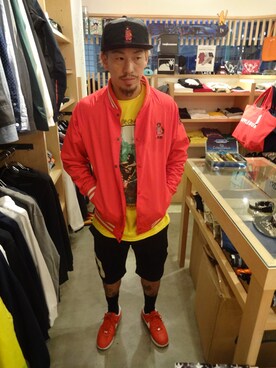 「INTERBREED」｜「アイテム（ジャケット/アウター）」を使った、ブラックストアさん（メンズ・170cm）の秋コーディネート