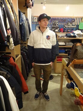 「INTERBREED」｜「アイテム（ジャケット/アウター）」を使った、ブラックストアさん（メンズ・170cm）の秋コーディネート