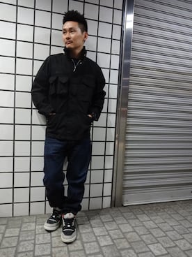 「santastic!」｜ブラックストアさん（メンズ・162cm）の秋コーディネート