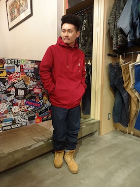 「INTERBREED」｜「アイテム（ジャケット/アウター）」を使った、ブラックストアさん（メンズ・162cm）の春コーディネート