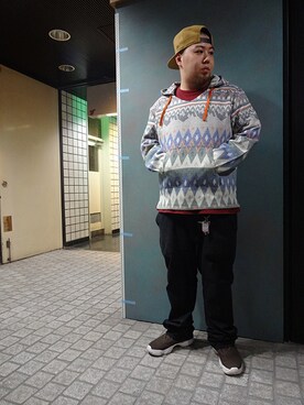 「 プルオーバー」｜ブラックストアさん（メンズ・167cm）の春コーディネート