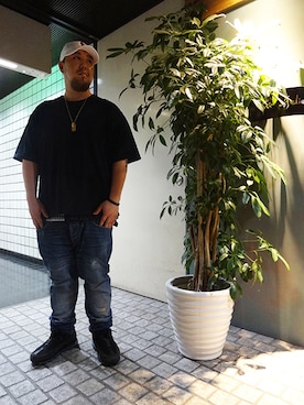 「INTERBREED」｜ブラックストアさん（メンズ・167cm）の夏コーディネート