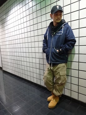 「INTERBREED」｜ブラックストアさん（メンズ・162cm）の秋コーディネート