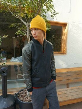 にっしーさん(メンズ・175cm)の冬コーディネート