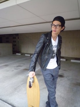 にっしーさん（メンズ・175cm）の冬コーディネート