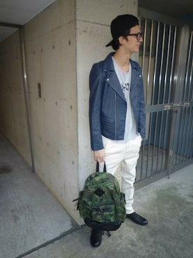 にっしーさん（メンズ・175cm）の冬コーディネート