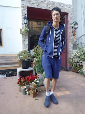 にっしーさん（メンズ・175cm）の冬コーディネート