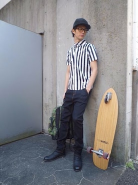 にっしーさん（メンズ・175cm）の春コーディネート