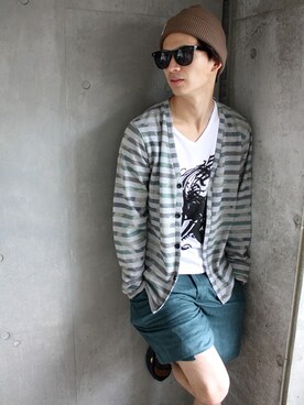 にっしーさん（メンズ・175cm）の春コーディネート