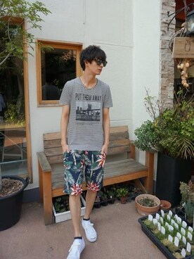 にっしーさん(メンズ・175cm)の春コーディネート