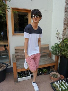 にっしーさん（メンズ・175cm）の夏コーディネート