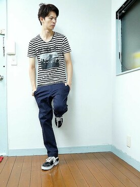 にっしーさん(メンズ・175cm)の夏コーディネート