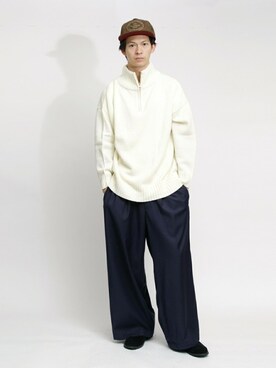 「DETAILS（ディテールズ）のアイテム（パンツ）」を使った、にっしーさん（メンズ・175cm）の夏コーディネート