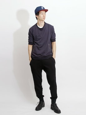 「DETAILS（ディテールズ）のアイテム（パンツ）」を使った、にっしーさん（メンズ・175cm）の夏コーディネート