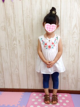 ＊sora＊さん（キッズ・90cm）の夏コーディネート