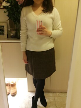 ひつじさん（レディース・155cm）の冬コーディネート