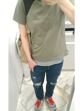 yuuuuuiさん（レディース・156cm）の夏コーディネート