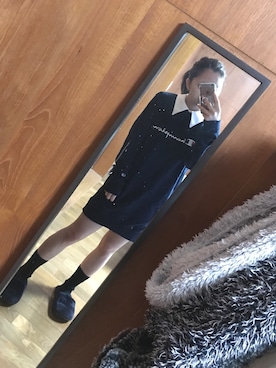「恥ずかしい」｜YUKATONAKAIさん（レディース・157cm）の秋コーディネート