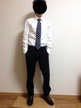 「アイテム（スーツパンツ）」を使った、kentoさん（メンズ・171cm）の夏コーディネート