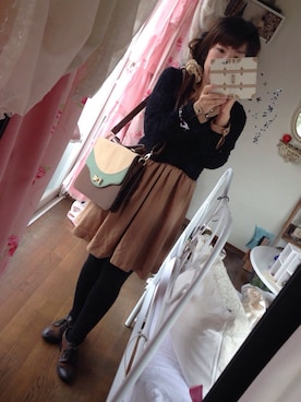 「axes femme（アクシーズファム）のアイテム（その他シューズ）」を使った、~toi~さん（レディース・148cm）の春コーディネート