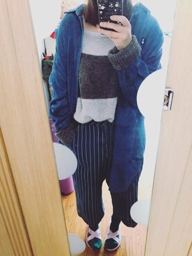 「Ungrid（アングリッド）のアイテム（その他トップス）」を使った、Doumaoyaさん（レディース・160cm）の秋コーディネート