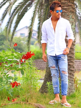 Akiさん（メンズ・177cm）の夏コーディネート