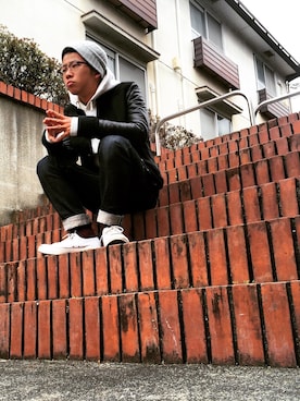 「Ralph Lauren」｜「アイテム（スタジャン）」を使った、ryow_tyshowさん（メンズ・172cm）の春コーディネート