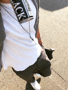 「rag & bone（ラグアンドボーン）のアイテム（トップス）」を使った、ryow_tyshowさん（メンズ・172cm）の夏コーディネート